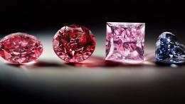 Цветные бриллианты из алмазного рудника Аргайл