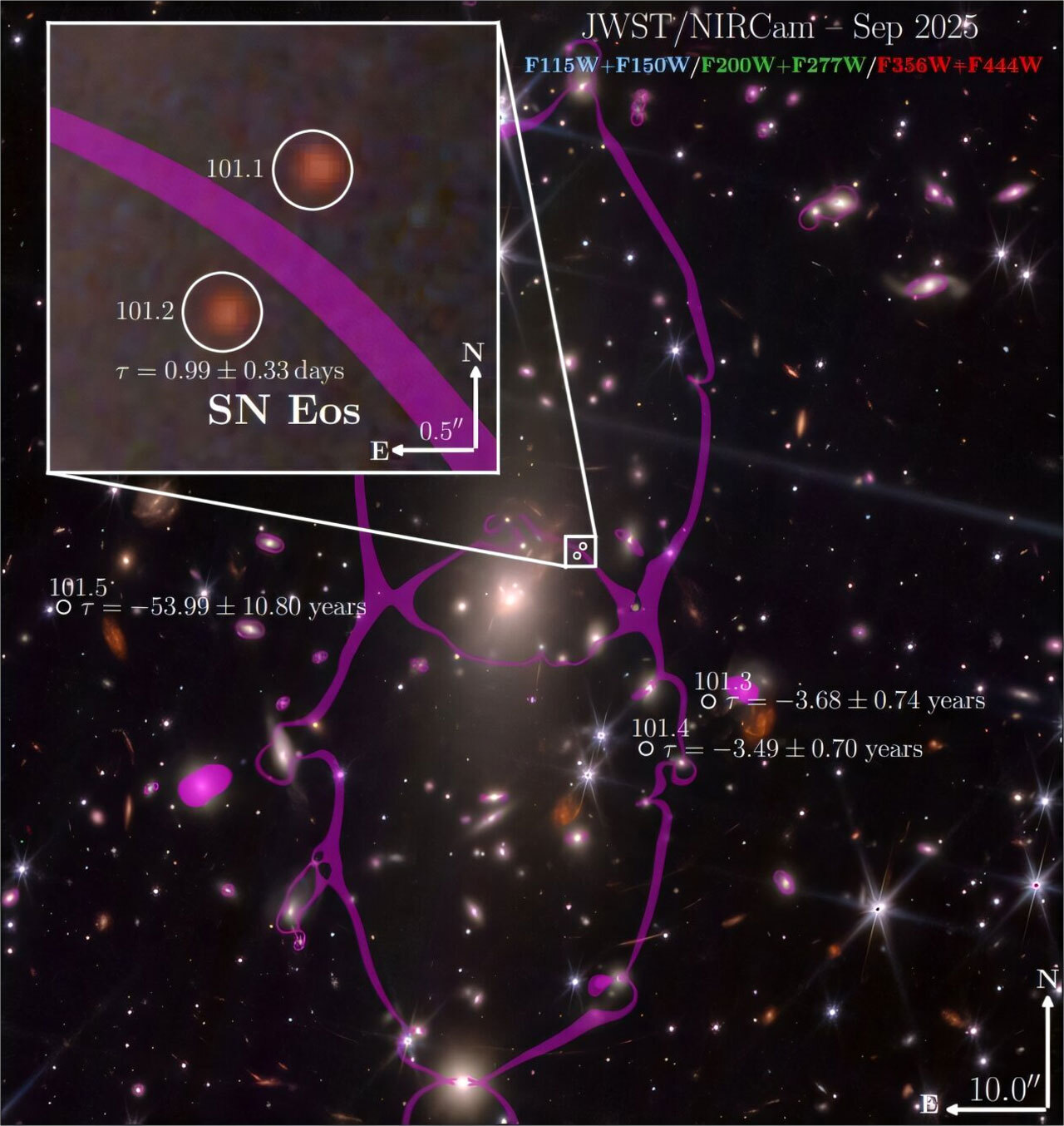 Одна из первых сверхновых во Вселенной