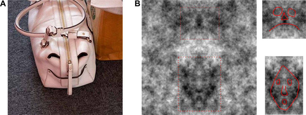 Большинство лиц, которые мы видим в результате парейдолии, объединяет одна черта