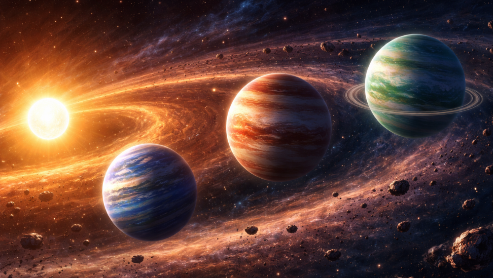 Газовые гиганты у далекой звезды разрушили представления о рождении планет