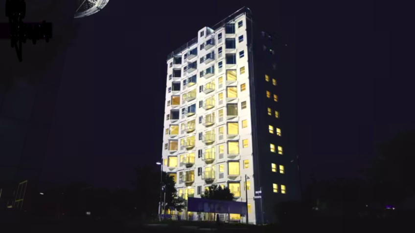 В Китае построили 10-этажку за 28 часов - Телеканал Наука