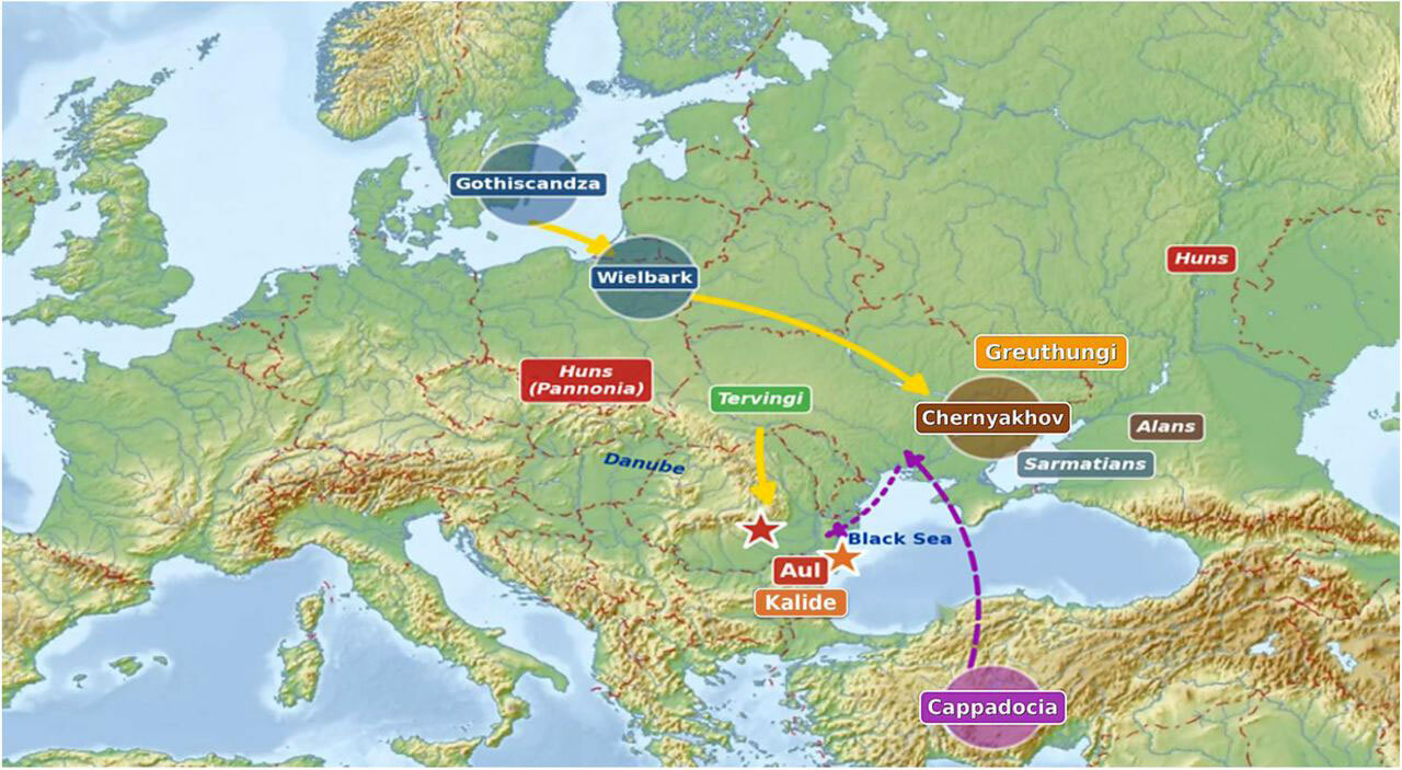 Происхождение готов Восточной Европы