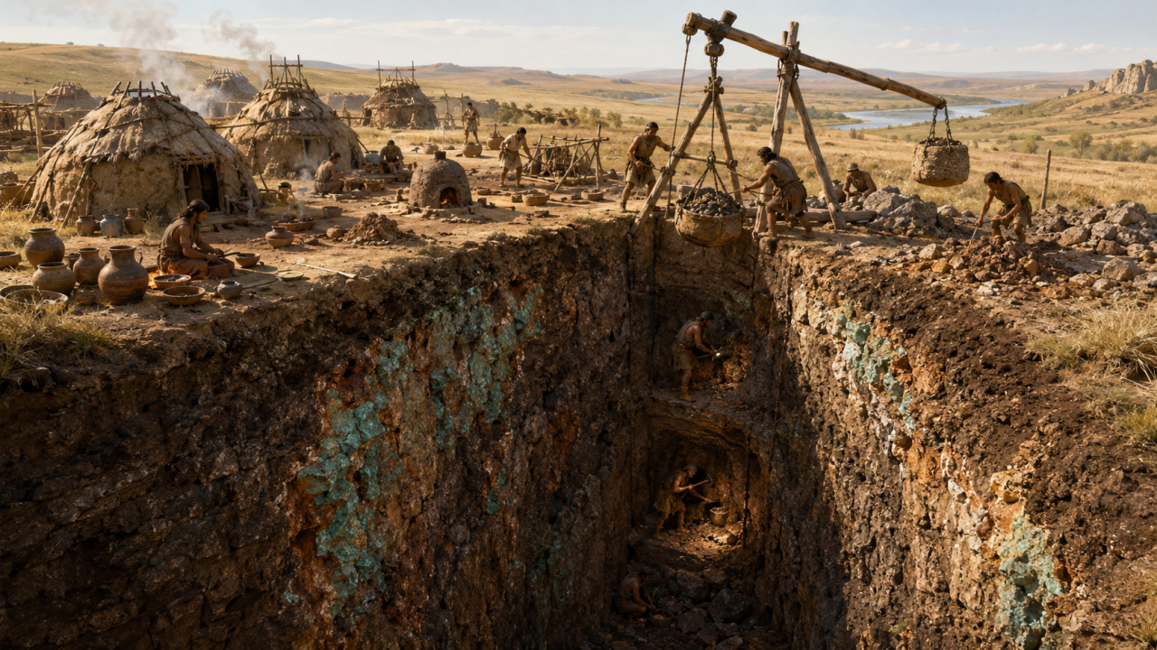 На Урале археологи раскопали медную шахту возрастом около 3600 лет