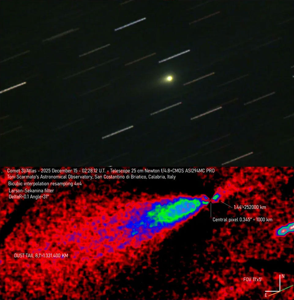 Антихвост 3I/ATLAS