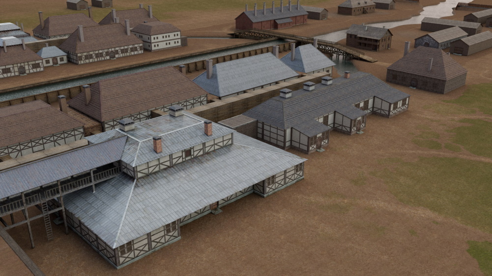 , Уральские заводы XVIII века в фахверковом стиле