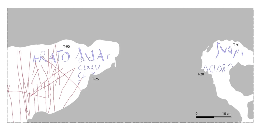 Граффити на стенах Помпеи