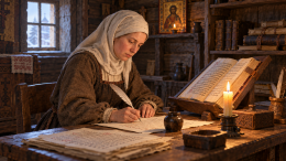 Найдена рукопись, доказывающая, что женщины на Руси занимались книгописанием