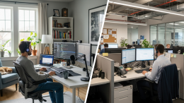 Работа из офиса и на удаленке