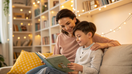 Чтение книг с иллюстрациями