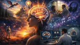 Нейробиологи выяснили, как мозг превращает идеи в визуальные и звуковые образы