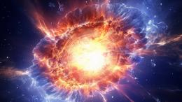 Взрыв сверхновой. Иллюстрация