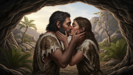 Homo sapiens целовались