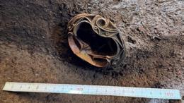 В Японии нашли 2900-летнюю серьгу из глины с ажурными узорами