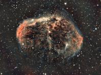 Михаил Камха - «Полумесяц» (NGC 6888) — эмиссионная туманность в созвездии Лебедь.