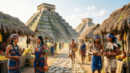 В джунглях Юкатана обнаружили древние рынки майя