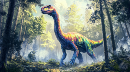 Некоторые динозавры могли быть яркими, как птицы