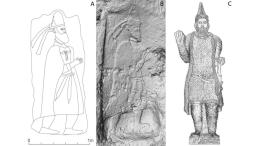 Сравнение рельефов в Рабана-Меркули и статуи парфянского царя.