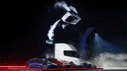 Tesla представила спорткар, который умеет прыгать и переворачиваться в воздухе