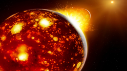 Тейя врезалась в Землю