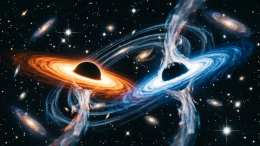 Астрономы впервые зафиксировали два джета от разных черных дыр