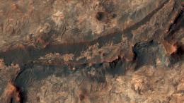 Марсианская поверхность в районе Долины Морт