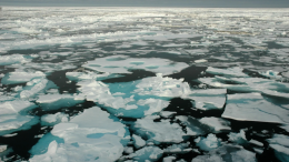 Космическая пыль показала как сократился лед в Арктике за 30 000 лет